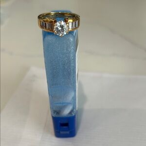 Gold and Silver Teardrop Ring